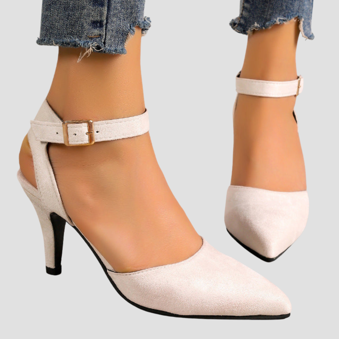 Leona | Elegante Sandalen mit doppeltem Knöchelriemen