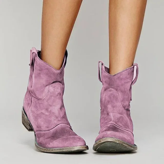 Sandra l Vintage Cowboy-Stiefeletten