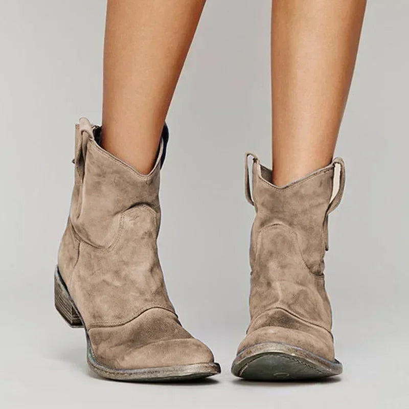 Sandra l Vintage Cowboy-Stiefeletten