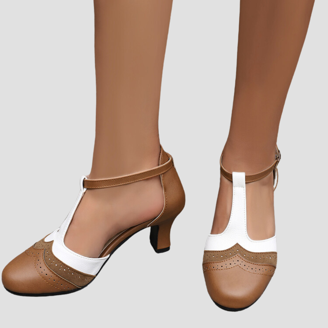 Marlene | Vintage-Sandalen im Brit-Chic