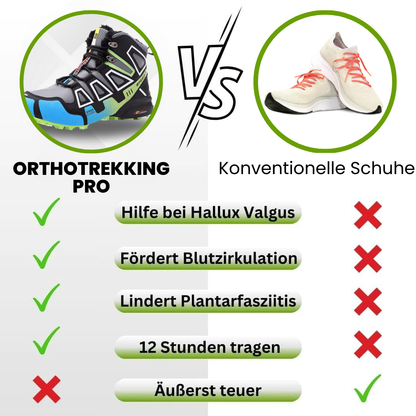OrthoTrekking Pro | Ergonomische Wanderschuhe