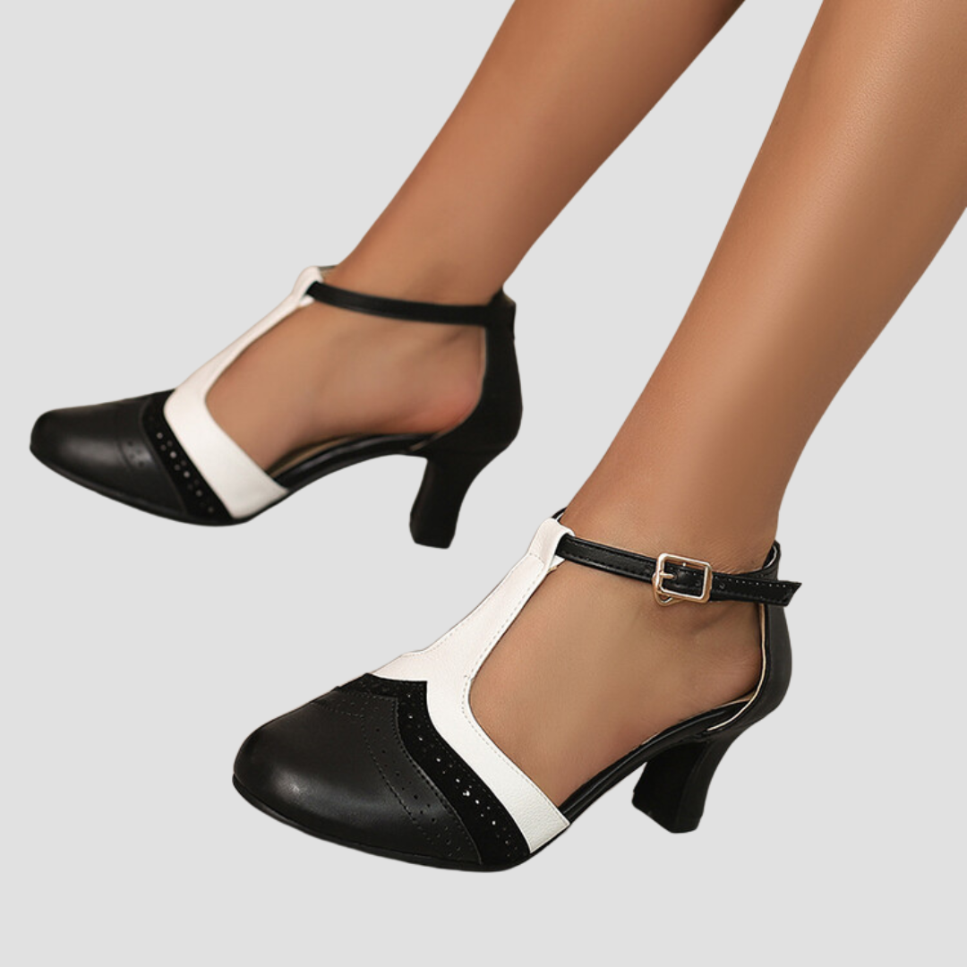 Marlene | Vintage-Sandalen im Brit-Chic