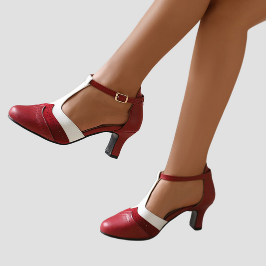 Marlene | Vintage-Sandalen im Brit-Chic