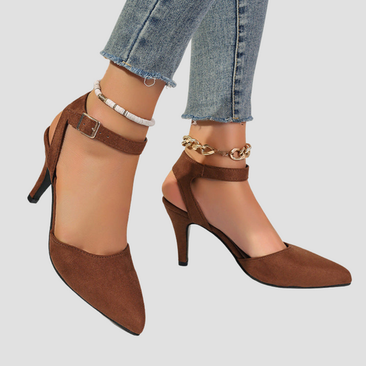 Leona | Elegante Sandalen mit doppeltem Knöchelriemen