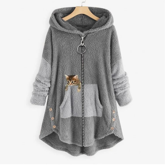 Agnes | Ultraweiches Warmes Teddy-Hoodie