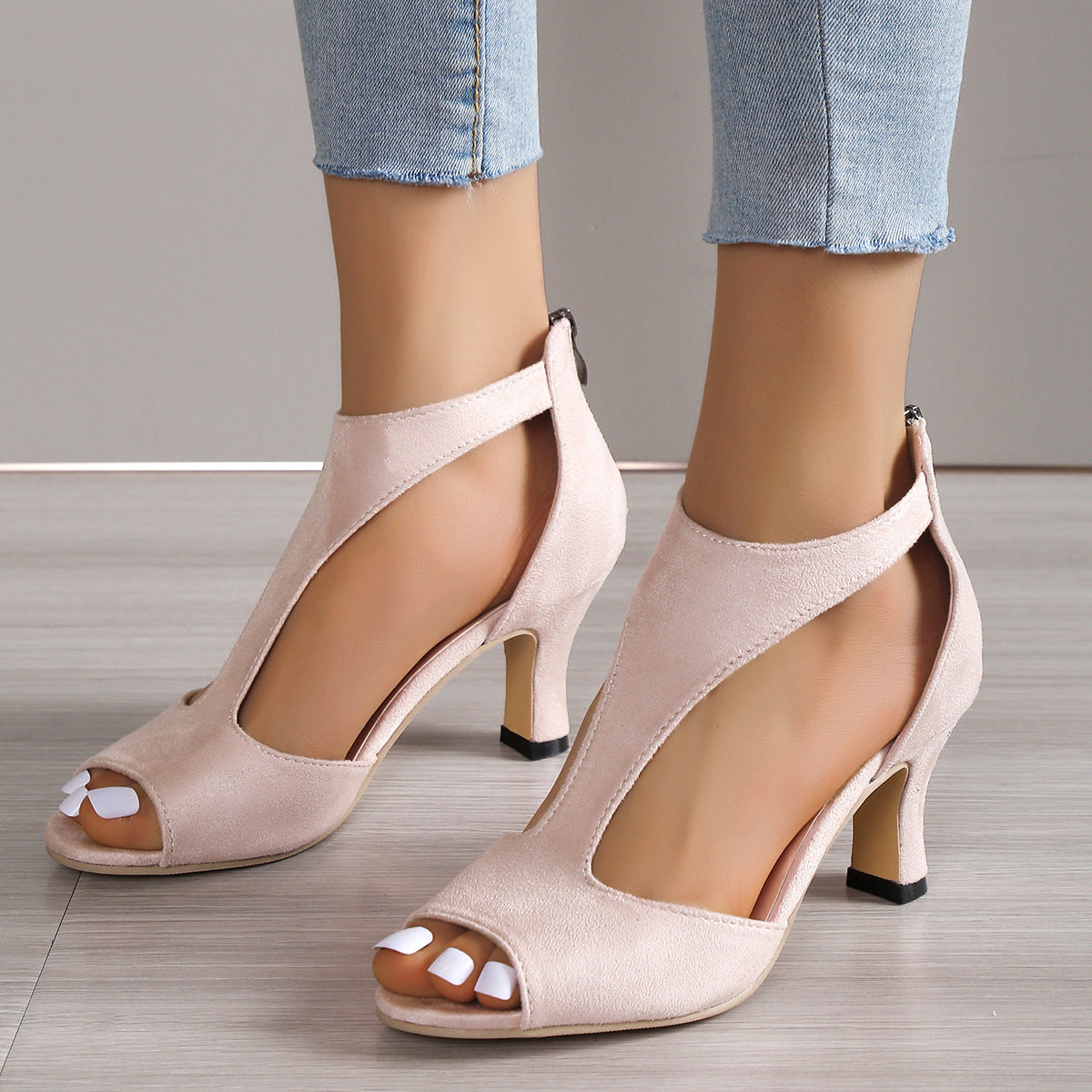 Mina | Schlichte & Elegante Sandalen mit Absatz