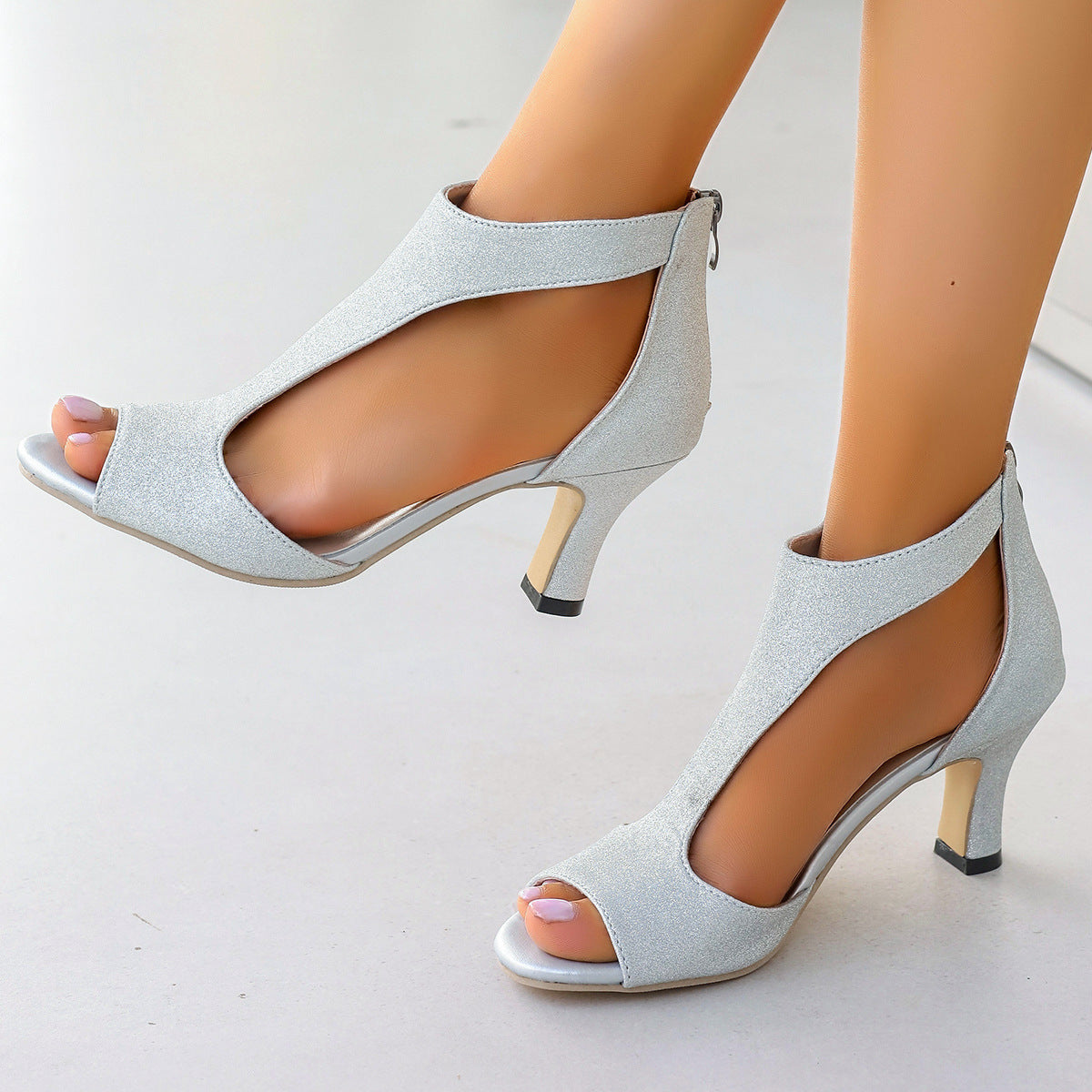 Mina | Schlichte & Elegante Sandalen mit Absatz