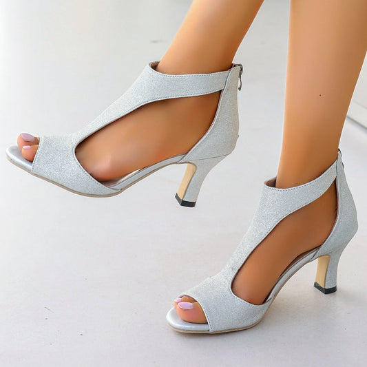 Mina | Schlichte & Elegante Sandalen mit Absatz